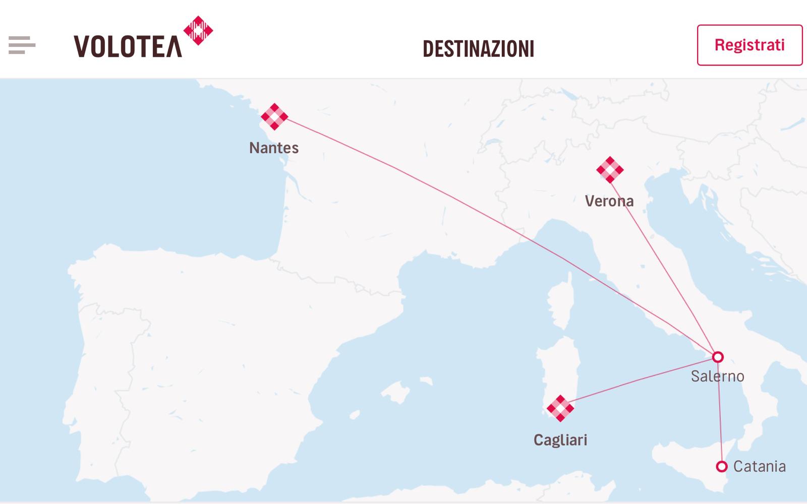 Mappa voli Volotea